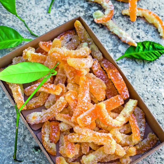 image of arancini candied oranges