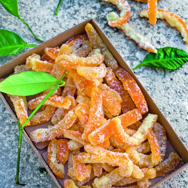 image of arancini candied oranges