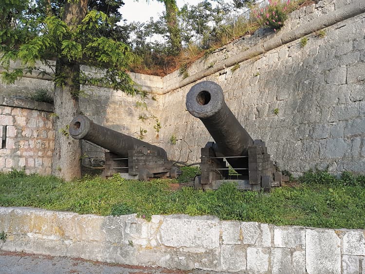 image of cannons on fortress gripe